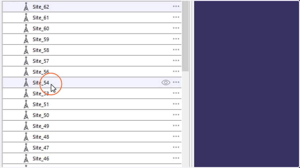 To select multiple sites, either hold Shift and click the last site to select all sites between the first and last selections, or hold Ctrl and click individual sites to select them separately.