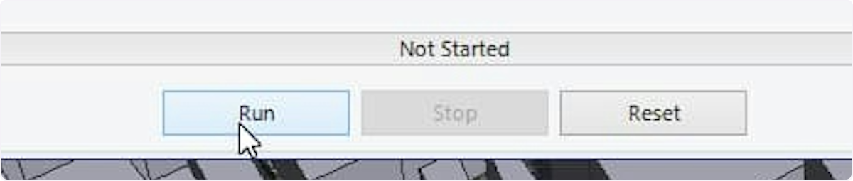 Click 'Run' button to launch the prediction.