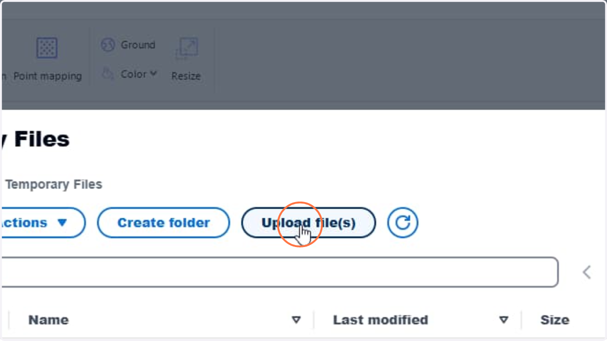Click Upload file(s)